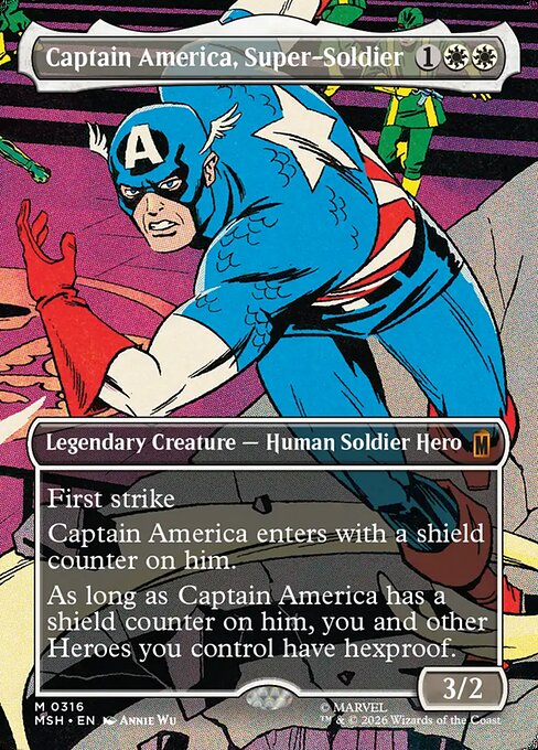 Captain America, Super-Soldier (MSH 316) [Marvel Super Heroes]