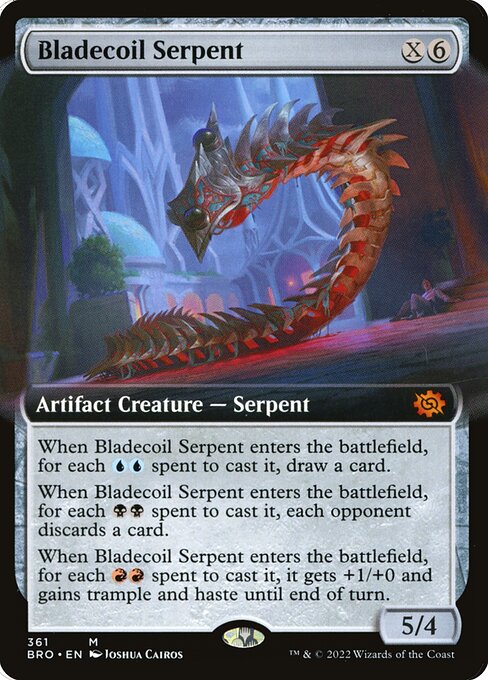 Bladecoil Serpent (BRO 361) [The Brothers' War]