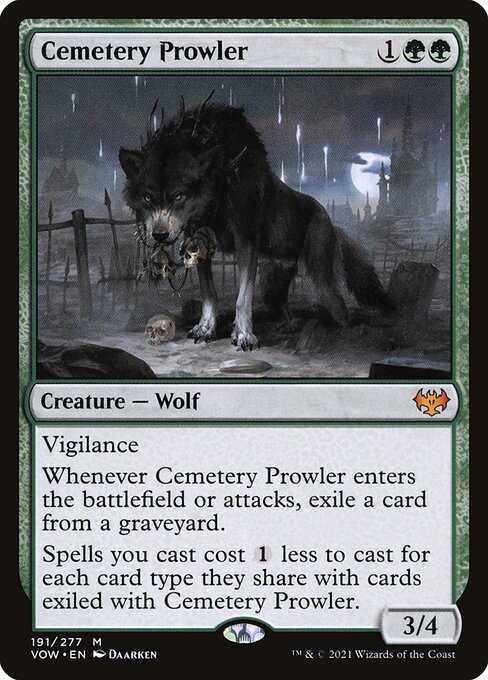 Cemetery Prowler (VOW 191) [Innistrad: Crimson Vow]
