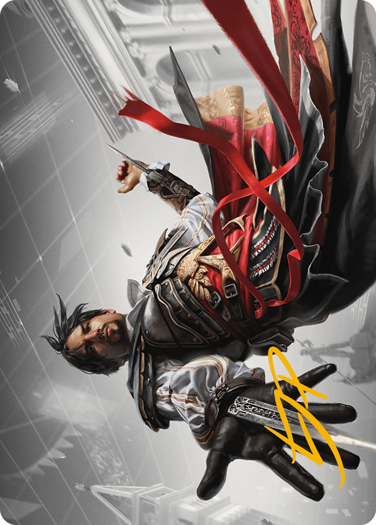 Ezio Auditore da Firenze Art Card (Gold-Stamped Signature) [Assassin's Creed Art Series]