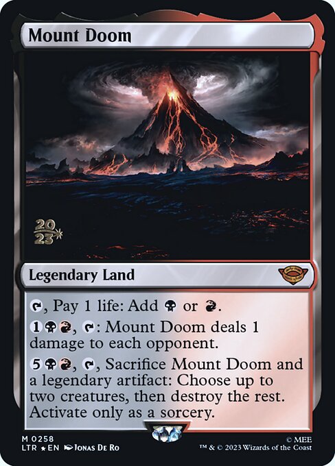 Mount Doom (PLTR 258s) [Tales of Middle-earth Promos]