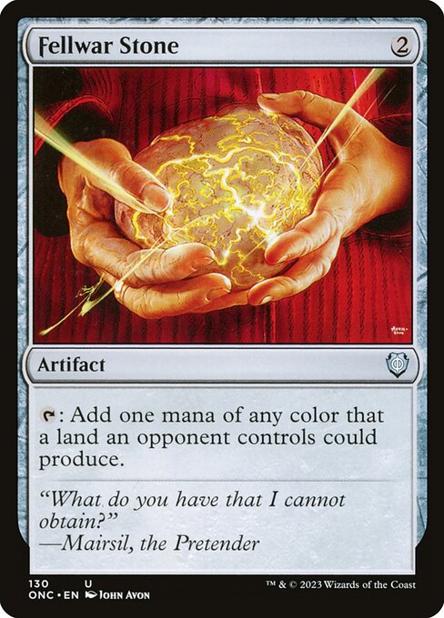 Fellwar Stone (ONC 130) [Phyrexia: All Will Be One Commander]