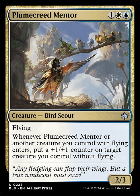 Plumecreed Mentor (BLB 228) [Bloomburrow]