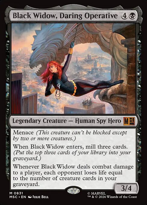 Black Widow, Daring Operative (MSC 831) [Marvel Super Heroes Commander]