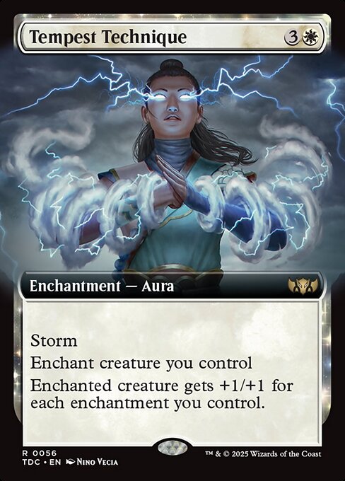 Tempest Technique (TDC 56) [Tarkir: Dragonstorm Commander]