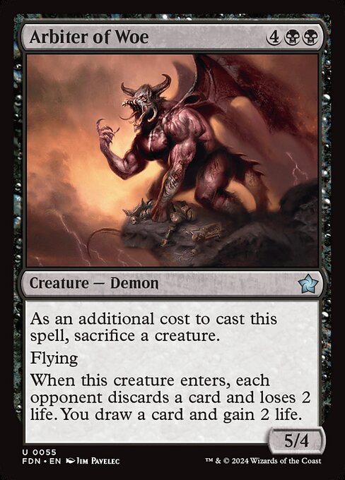 Arbiter of Woe (FDN 55) [Foundations]