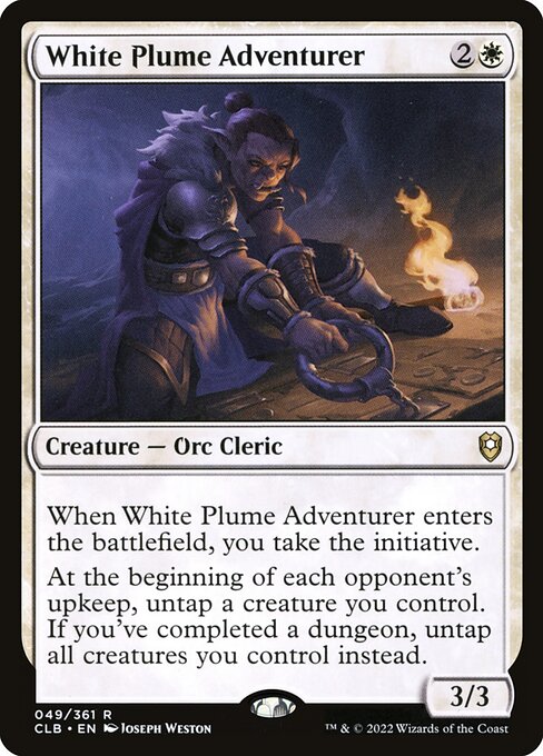 White Plume Adventurer (CLB 49) [Commander Legends: Battle for Baldur's Gate]