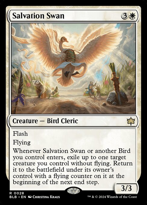 Salvation Swan (BLB 28) [Bloomburrow]