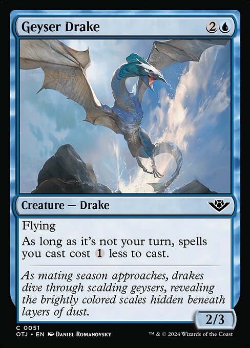 Geyser Drake (OTJ 51) [Outlaws of Thunder Junction]