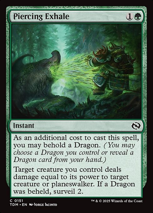 Piercing Exhale (TDM 151) [Tarkir: Dragonstorm]