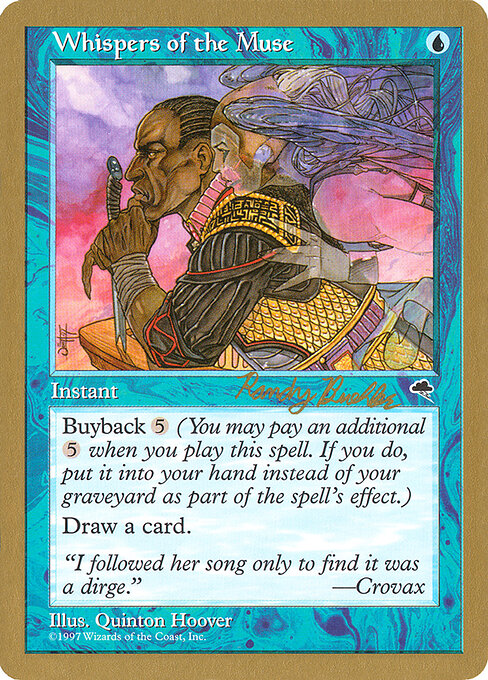 Whispers of the Muse (WC98 rb103) [World Championship Decks 1998]