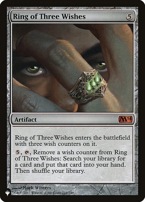 Ring of Three Wishes (PLST M14-216) [The List]