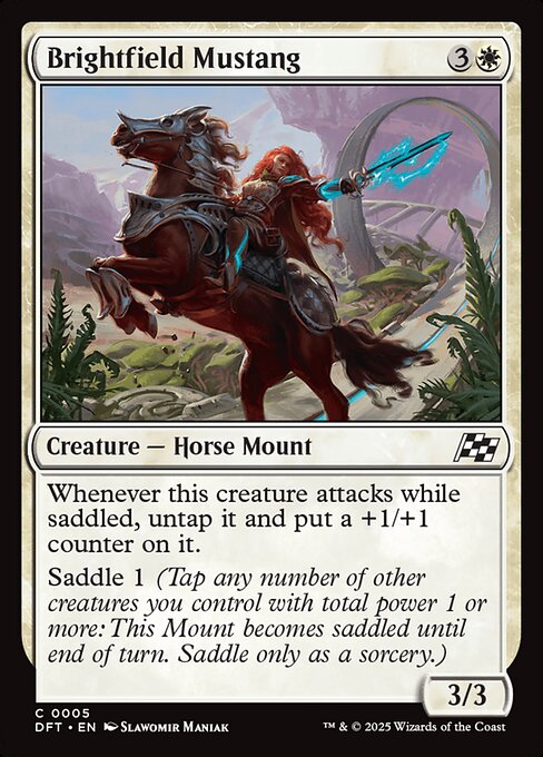 Brightfield Mustang (DFT 5) [Aetherdrift]