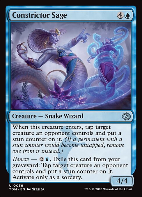 Constrictor Sage (TDM 39) [Tarkir: Dragonstorm]