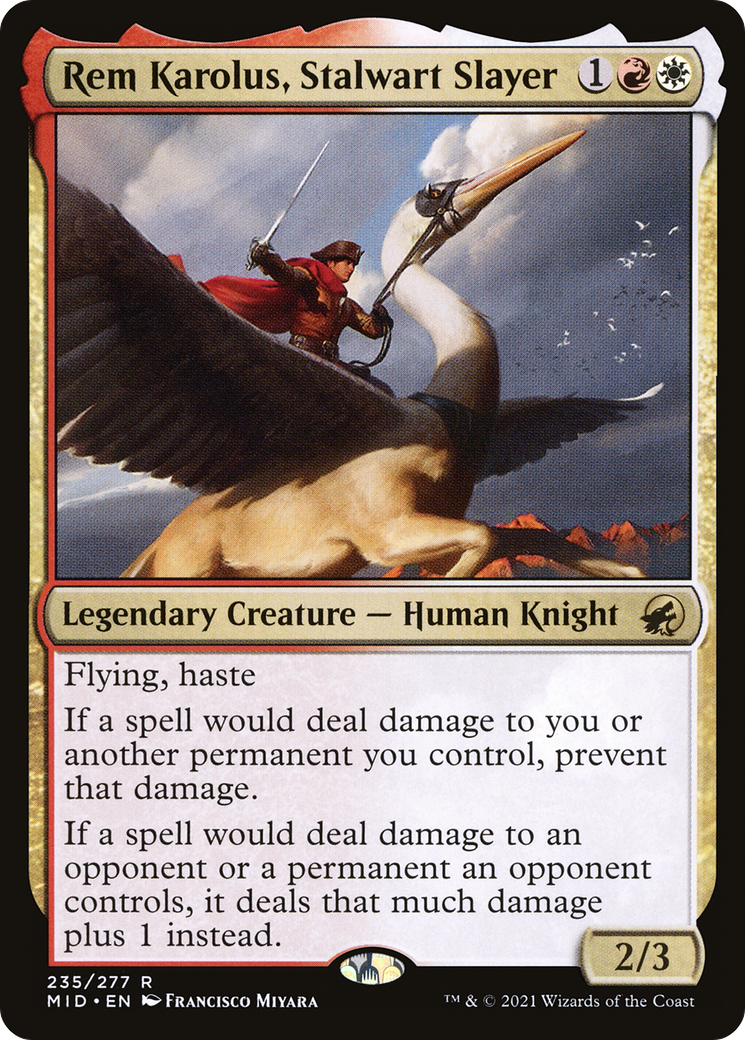Rem Karolus, Stalwart Slayer [Innistrad: Midnight Hunt]