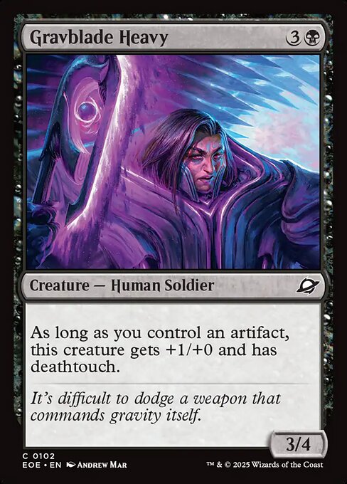 Gravblade Heavy (EOE 102) [Edge of Eternities]
