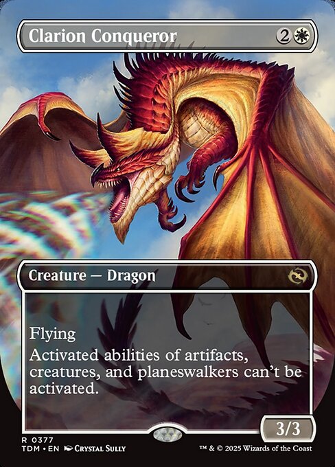 Clarion Conqueror // Clarion Conqueror (TDM 377) [Tarkir: Dragonstorm]