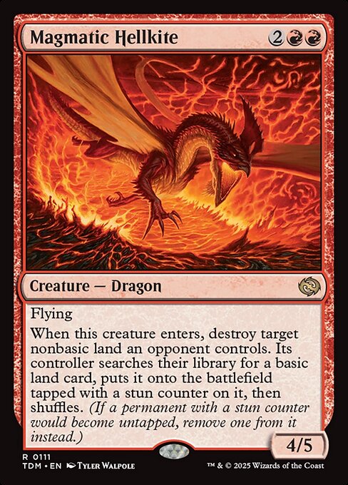 Magmatic Hellkite (TDM 111) [Tarkir: Dragonstorm]
