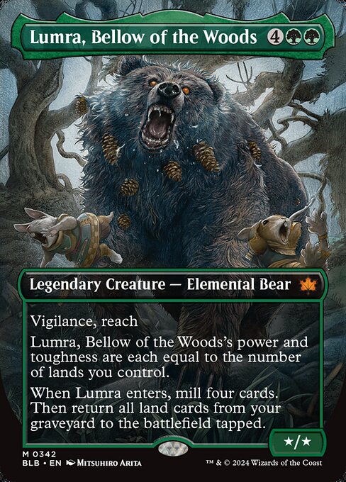 Lumra, Bellow of the Woods (BLB 342) [Bloomburrow]