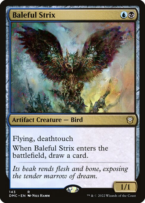 Baleful Strix (DMC 143) [Dominaria United Commander]
