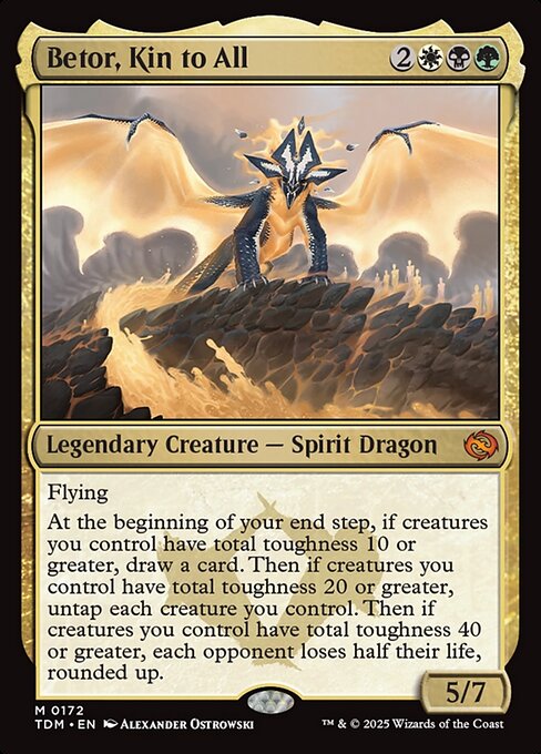 Betor, Kin to All (TDM 172) [Tarkir: Dragonstorm]