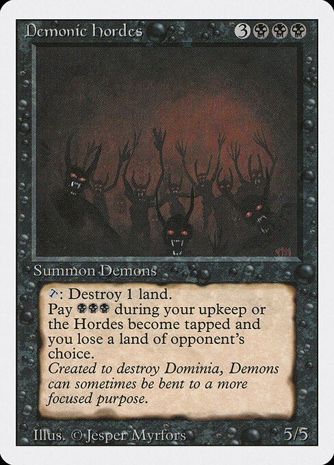 Demonic Hordes (3ED 104) [Revised Edition]