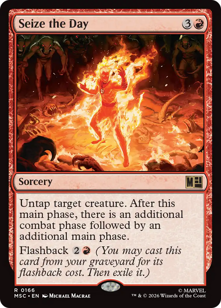 Seize the Day (Surge Foil) [Marvel Super Heroes Commander]