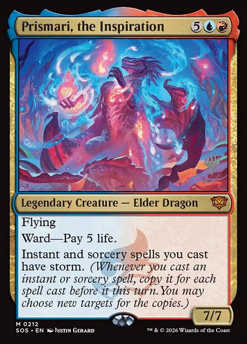 Prismari, the Inspiration (PSOS 212p) [Secrets of Strixhaven Promos]