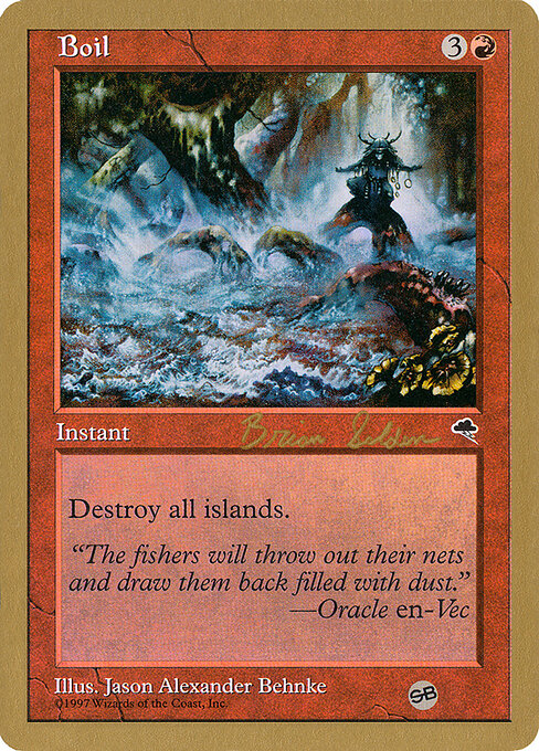 Boil (WC98 bs165sb) [World Championship Decks 1998]