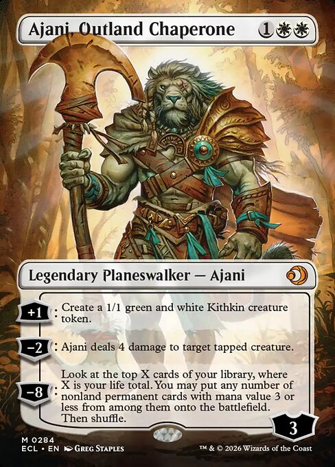 Ajani, Outland Chaperone (ECL 284) [Lorwyn Eclipsed]