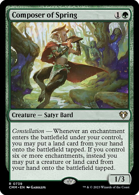 Composer of Spring (CMM 739) [Commander Masters]