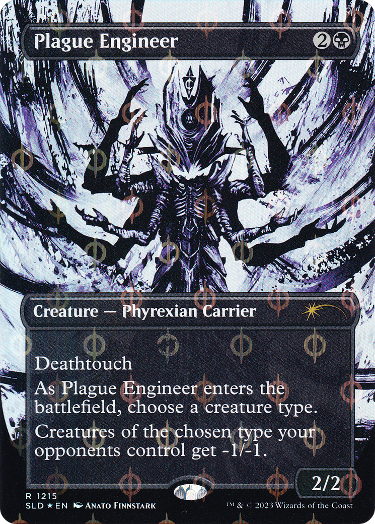 Plague Engineer (Borderless Ichor Step-and-Compleat Foil) [Secret Lair Drop Series]