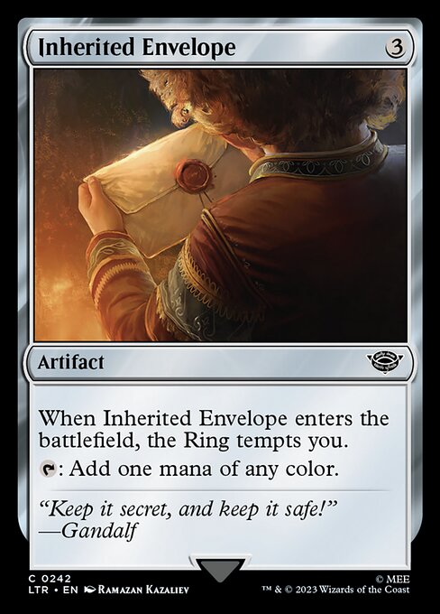 Inherited Envelope (LTR 242) [The Lord of the Rings: Tales of Middle-earth]