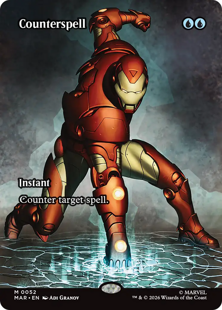 Counterspell (Borderless) (0052) [Marvel Universe: Eternal-Legal]