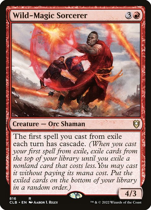 Wild-Magic Sorcerer (CLB 816) [Commander Legends: Battle for Baldur's Gate]