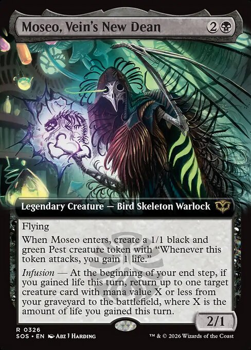 Moseo, Vein's New Dean (SOS 326) [Secrets of Strixhaven]