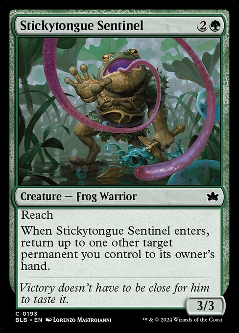 Stickytongue Sentinel (BLB 193) [Bloomburrow]