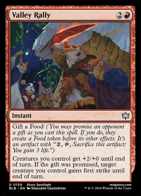 Valley Rally (BLB 159) [Bloomburrow]