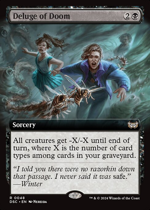 Deluge of Doom (DSC 48) [Duskmourn: House of Horror Commander]