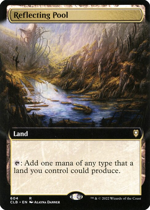 Reflecting Pool (Extended Art) (CLB 604) [Commander Legends: Battle for Baldur's Gate]