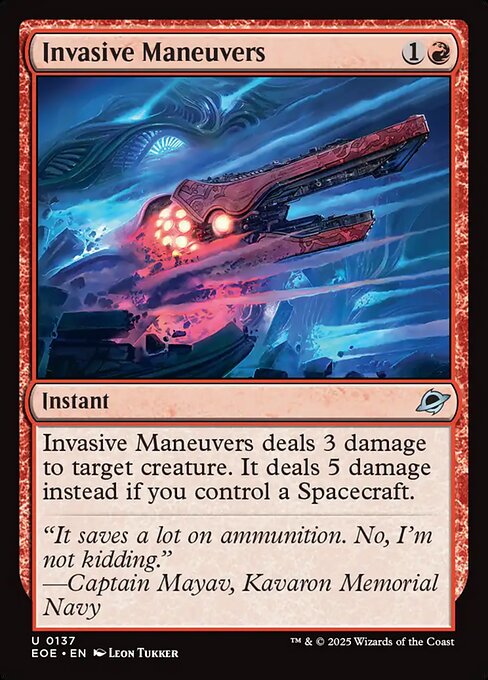 Invasive Maneuvers (EOE 137) [Edge of Eternities]