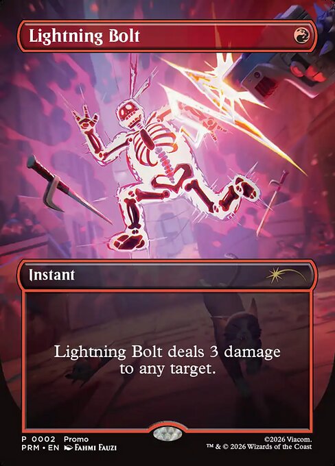Lightning Bolt (PW26 5) [Wizards Play Network 2026]