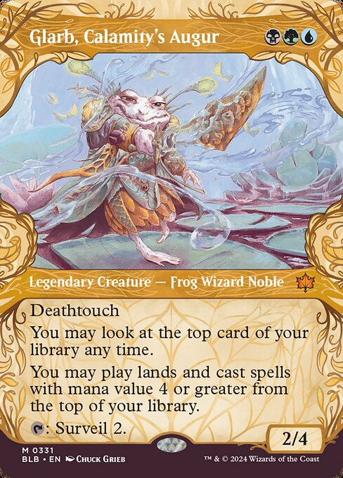Glarb, Calamity's Augur (BLB 331) [Bloomburrow]
