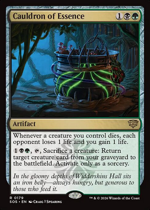 Cauldron of Essence (SOS 179) [Secrets of Strixhaven]