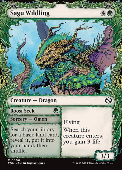 Sagu Wildling // Roost Seek (TDM 306) [Tarkir: Dragonstorm]