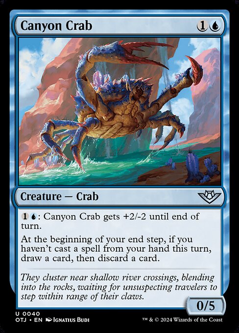 Canyon Crab (OTJ 40) [Outlaws of Thunder Junction]