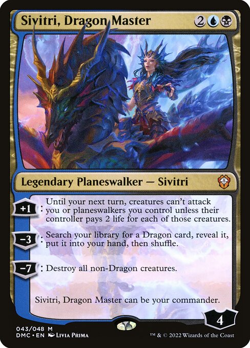 Sivitri, Dragon Master (DMC 43) [Dominaria United Commander]