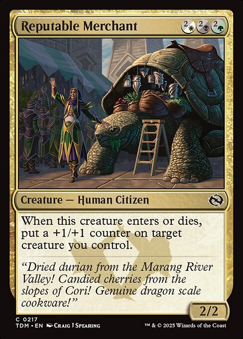 Reputable Merchant (TDM 217) [Tarkir: Dragonstorm]