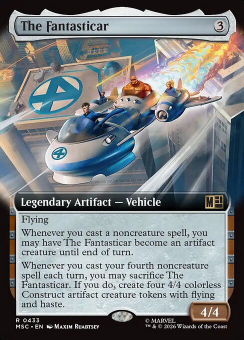 The Fantasticar (MSC 433) [Marvel Super Heroes Commander]