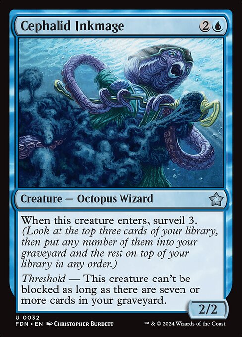 Cephalid Inkmage (FDN 32) [Foundations]